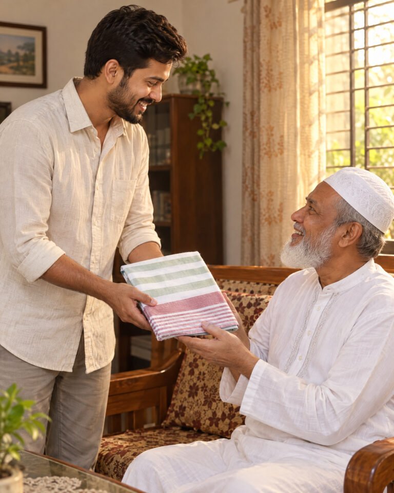 বাবাকে উপহার — Aarova গামছার বক্স